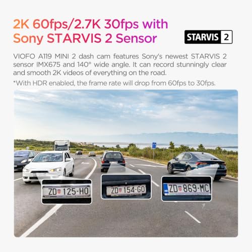 Dash Cam Front A119 Mini 2