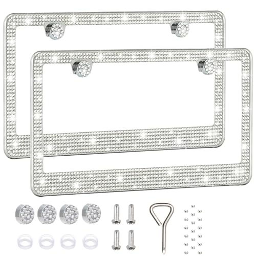 2 Pack License Plate Frames for Women