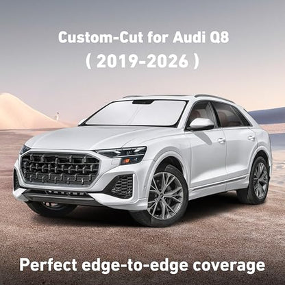 Windshield Sunshade Compatible for Audi Q8 2019