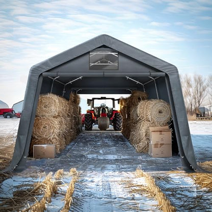 Carport Storage Shed 13x22 Portable Heavy Duty Shelter