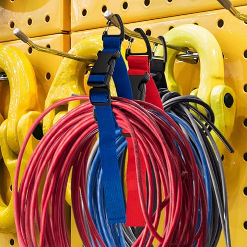 6 Pack Adjustable Extension Cord Holder Straps (6 Count)