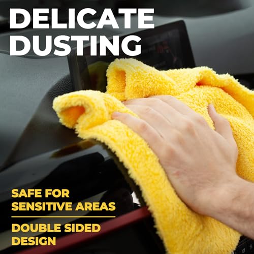 Edgeless Microfiber Car Towels (6 Count)