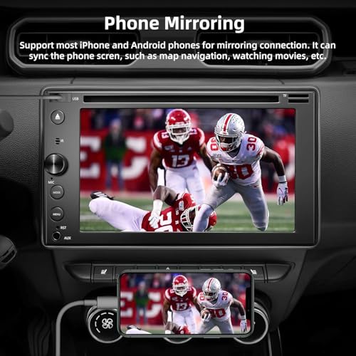 Double Din Car Stereo with CD