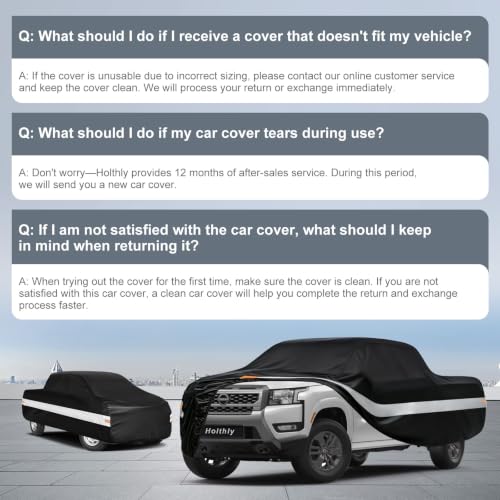 10 Layers Truck Cover Waterproof All Weather Custom Fit Nissan Frontier