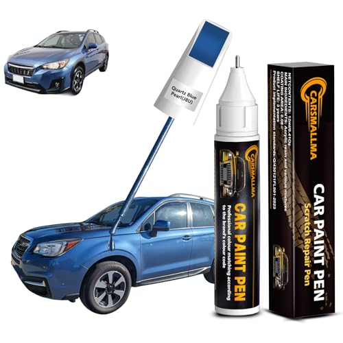 J8U Quartz Blue Pearl Car Touch Up Paint for Subaru