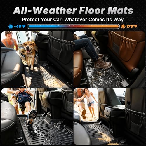 Floor Mats for Toyota Tacoma 2024 2025 2026 Double Cab Auto Tran