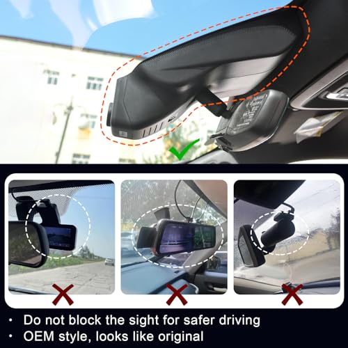 Front 4K & Rear 1080P Dash Cam for GMC Yukon