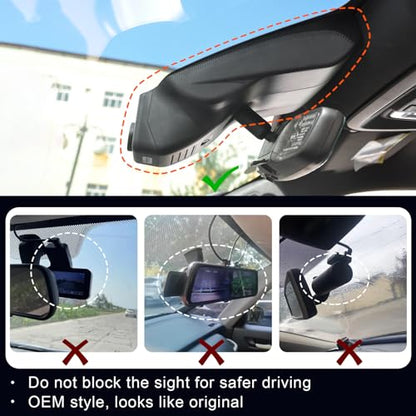Front 4K & Rear 1080P Dash Cam for GMC Yukon