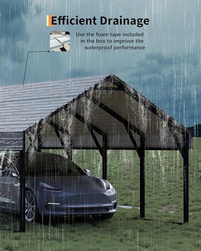 12x20 ft Metal Carport