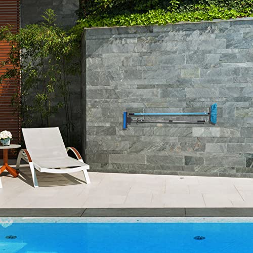 6 Pieces Pool Pole Hook Hanger Swimming Brackets Pool Hook (6 Count)