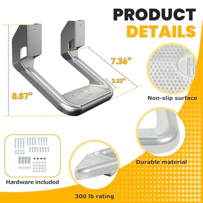 Side Step Nerf Bars Compatible with Chevy Chevrolet