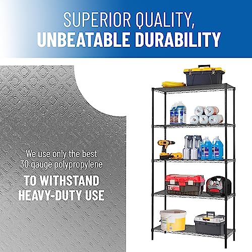 Set of 4 Shelf Liners for Wire Shelf Liner (24 Sq Ft)