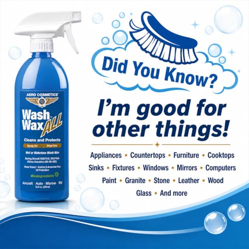 Wash Wax ALL Waterless Car Wash Kit RV Boat Spray Detailer