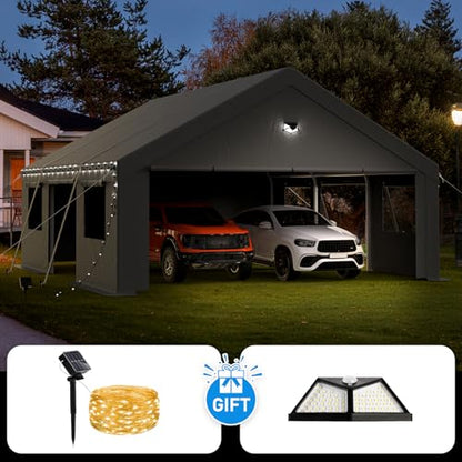 20x20 Heavy Duty Carport Canopy