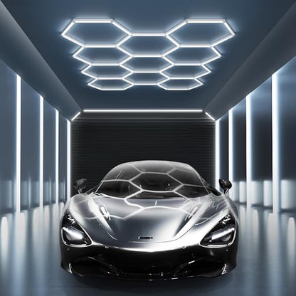 11 Hexagon LED Garage Light