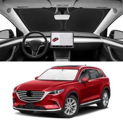 Custom Fit Windshield Sun Shade for Mazda CX9 2016