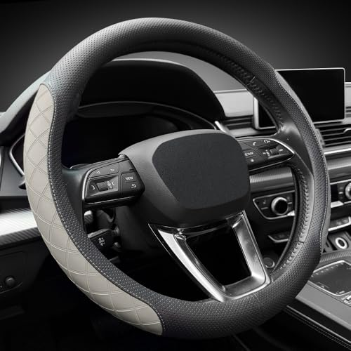 Nappa Leather Steering Wheel Cover