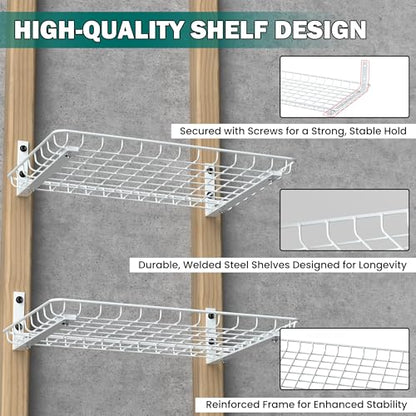 Garage Wall Shelves 12x18 Inch (2 Count)