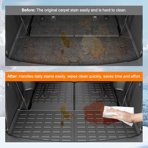 6&7 Seats Cargo Mat Trunk Mat Compatible with 2020