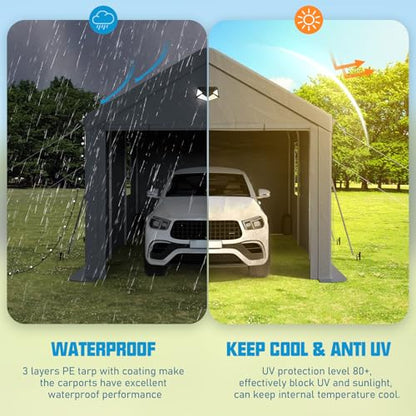 10x20 Heavy Duty Carport Canopy
