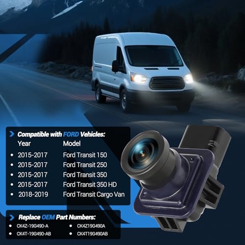 Backup Camera 170° HD Night Vision Waterproof