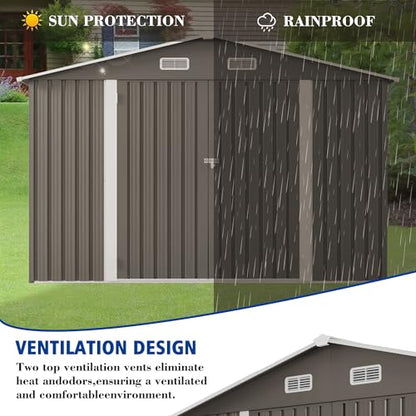 10x8 FT Outdoor Storage Shed