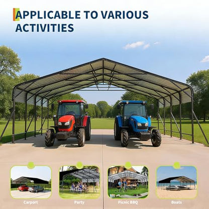 20x20x9FT Metal Car Port