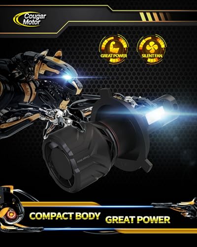 H4 Bulbs 9003 Fog Lights 6500K White Non (2 Count)