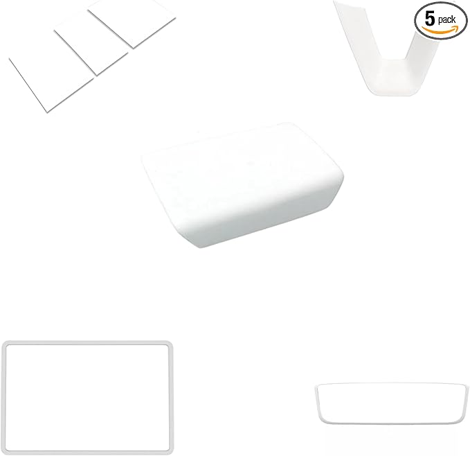 frani Center Console Cover 5Pcs Set for Tesla Model 3 2024-2026 Highland and Model Y Juniper 2025,Tesla Interior Center Console Cover Decor Accessories White