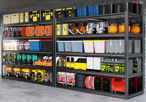67" Wide 5 Tier Garage Shelving Unit (2 Count)
