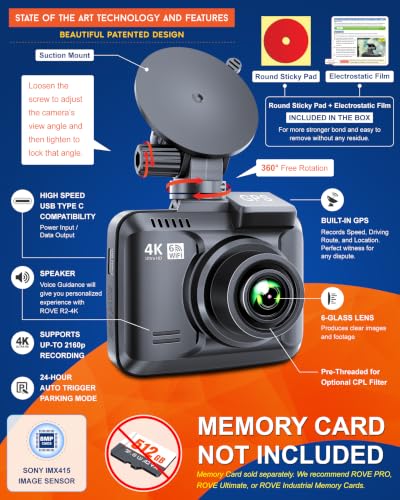 R2 4K Dash Cam