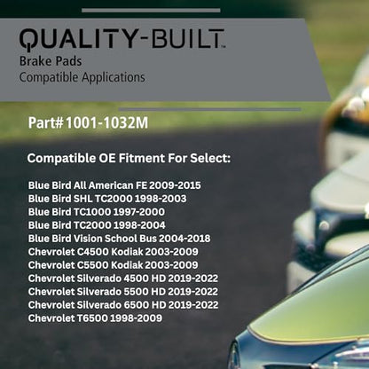 Rear Semi Metallic Brake Pads