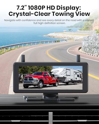 7.2 Inch Magnetic Wireless Backup Camera
