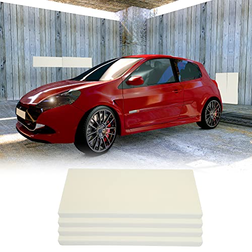 4pcs Car Garage Wall Guard Door Bumper Protector White