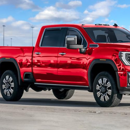 in Channel Extra Durable Rain Guards for GMC Sierra 2500HD