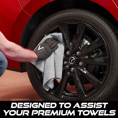 Utility and Drying Microfiber Towels for Cars 24 x 24 Inch (12 Count)
