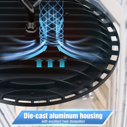 12 Pack 100W UFO Led High Bay Light Fixture (12 Count)