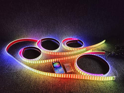 3PCS 4FT Quad Row Chasing Strips for Making Slingshot Wheel Lights (4 Foot)