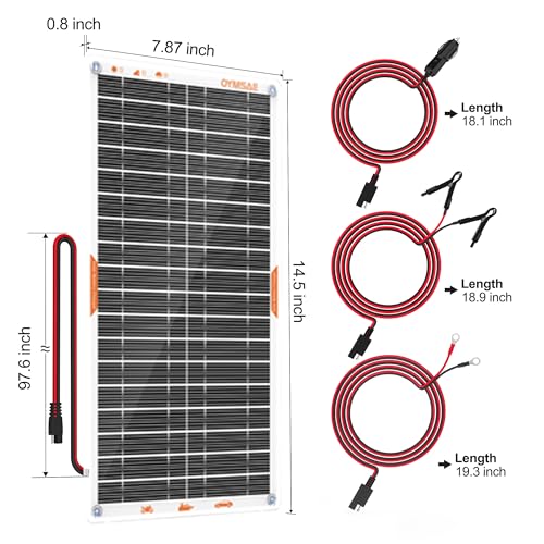 White Portable 10W 12V Solar Car Battery Charger Maintainer