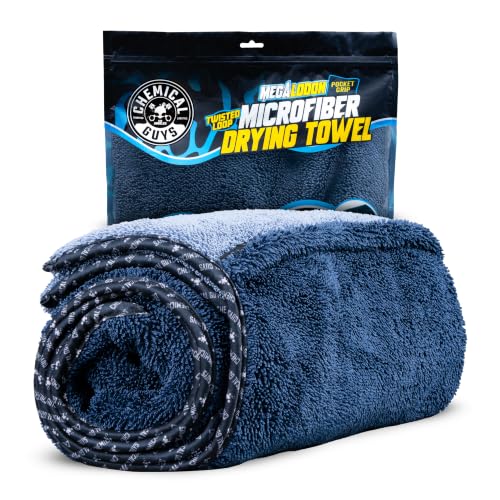 Twisted Loop Microfiber Car Drying Towel with Hand Pockets