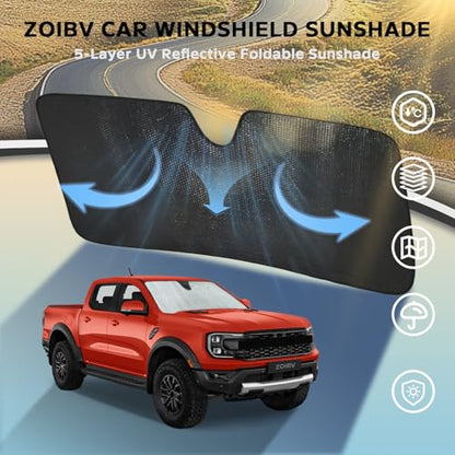 Car Windshield Sun Shade for Ford Ranger 2019