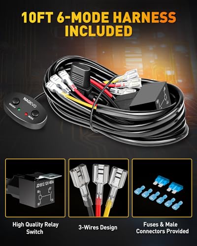7 Inch LED Light Bar (2 Count)