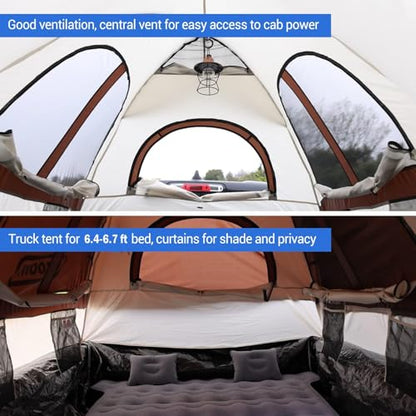 2025 Upgraded] Tecoom Pickup Truck Tent