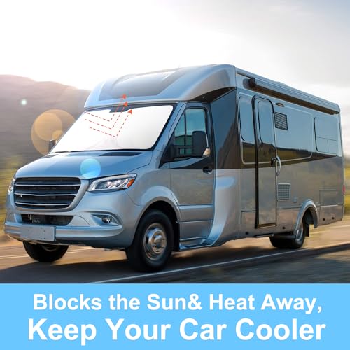 Sun Shade for Mercedes Benz Sprinter Freightliner Cargo Crew Passenger Motorhome 2007