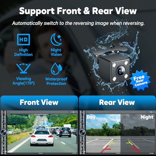 Upgrade Wireless Double Din Car Stereo with Carplay