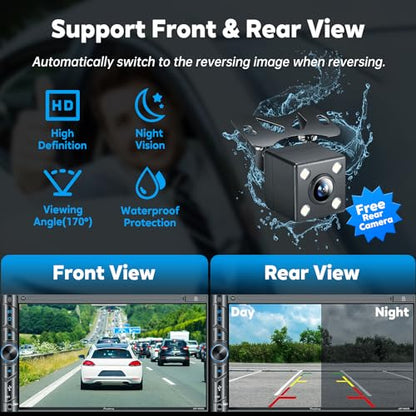 Upgrade Wireless Double Din Car Stereo with Carplay
