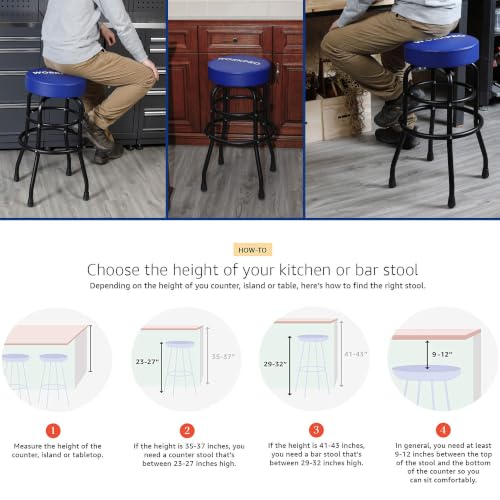 W112003 Garage Shop Stool