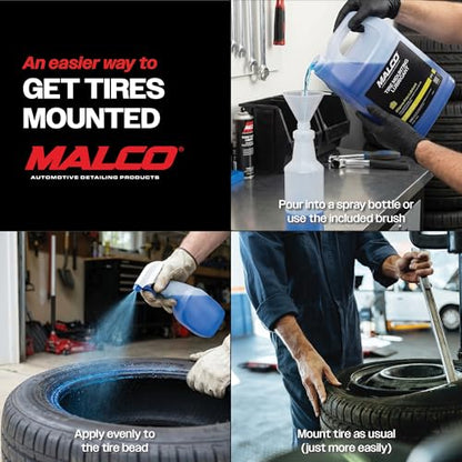 Tire Mounting and Demounting Lubricant with Applicator