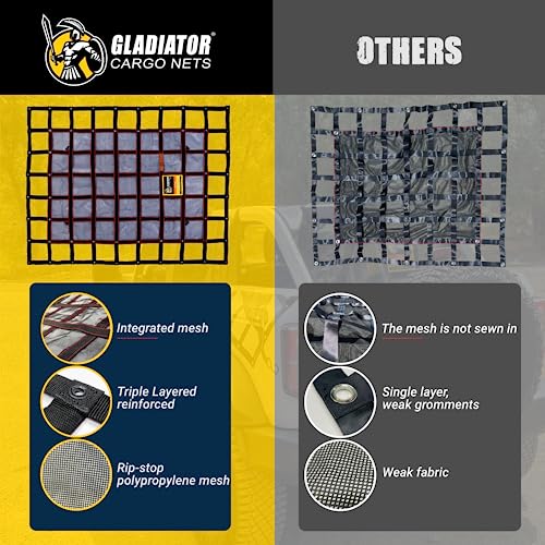 Heavy Duty Truck Cargo Net (87.5 Sq Ft)