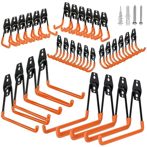 Steel Garage Storage Hooks (32 Count)